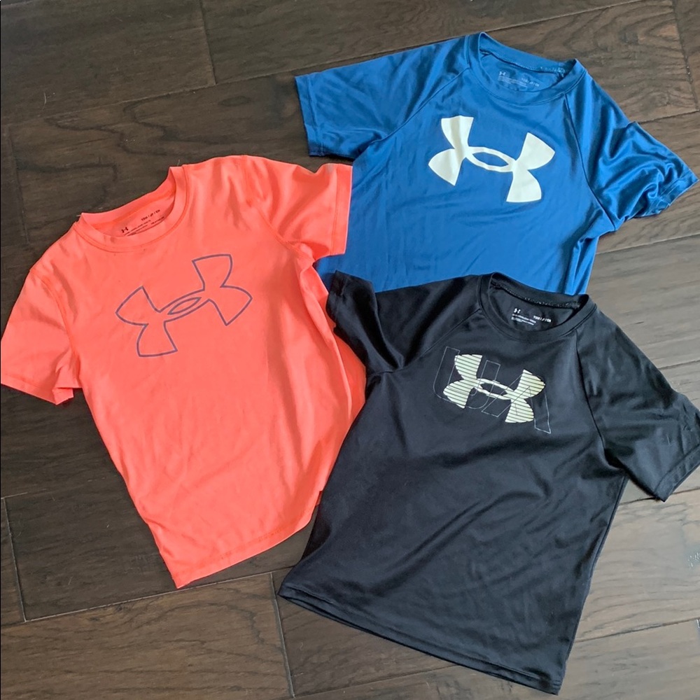 Under Armour Boys Shirts Size Small GUC